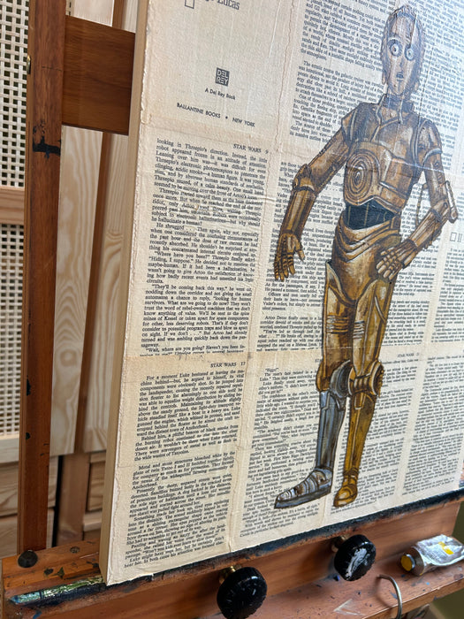 Original Painting of C3-PO