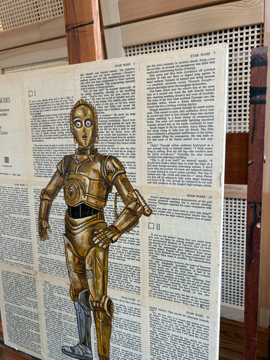 Original Painting of C3-PO