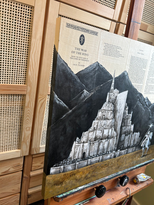 Original Painting of Minas Tirith
