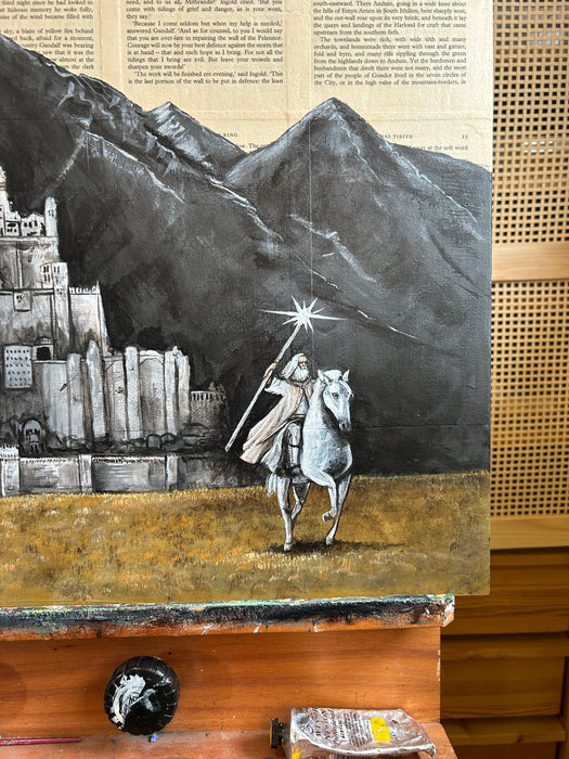 Original Painting of Minas Tirith