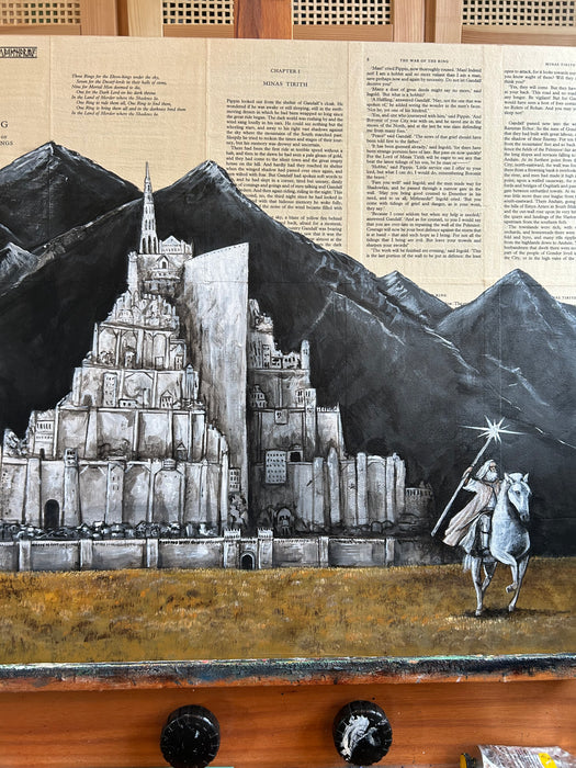 Original Painting of Minas Tirith