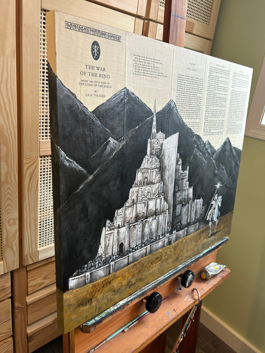 Original Painting of Minas Tirith