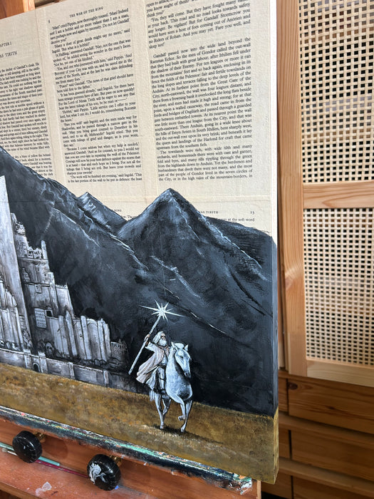 Original Painting of Minas Tirith