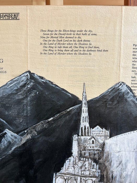 Original Painting of Minas Tirith