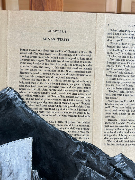 Original Painting of Minas Tirith