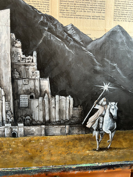 Original Painting of Minas Tirith