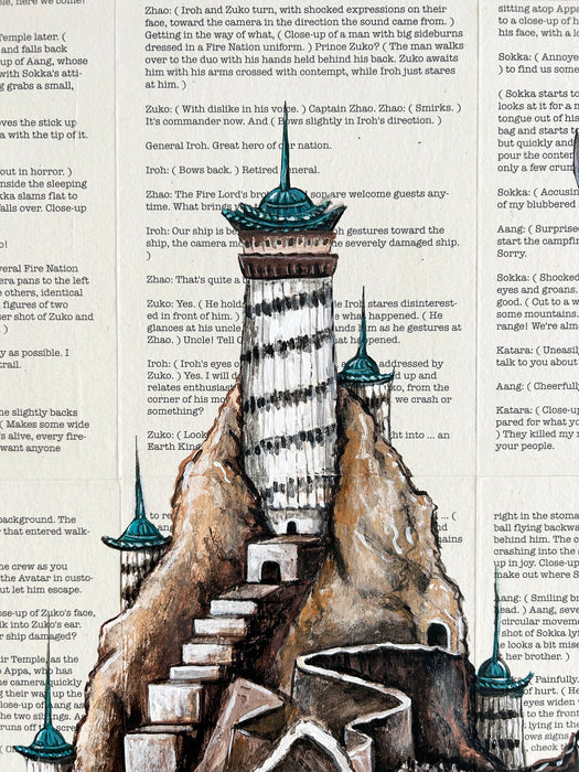 Original Painting of The Air Temple
