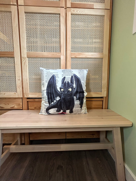 Pillow Case of a Tooth-less Dragon
