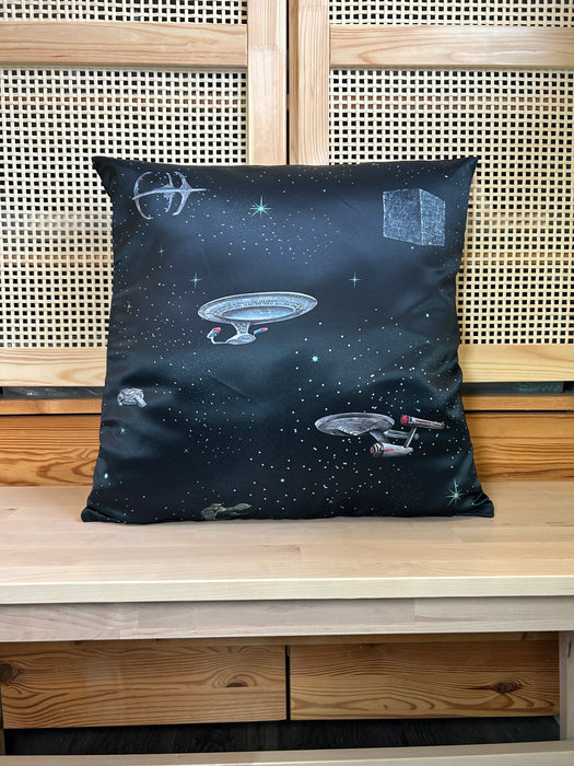Pillow Case of Star Trekking Ships
