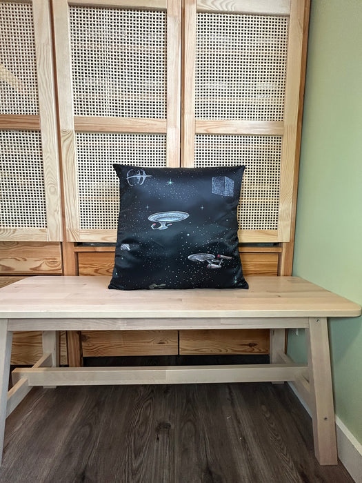 Pillow Case of Star Trekking Ships