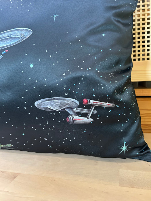 Pillow Case of Star Trekking Ships