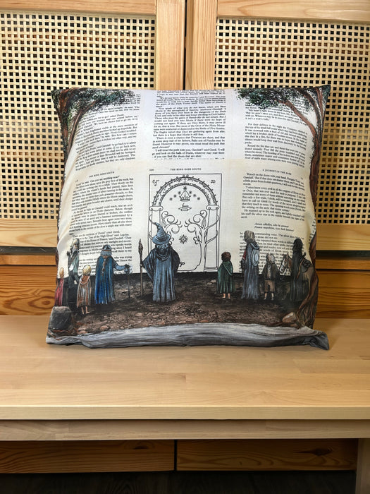Pillow Case of The Gates of Moria