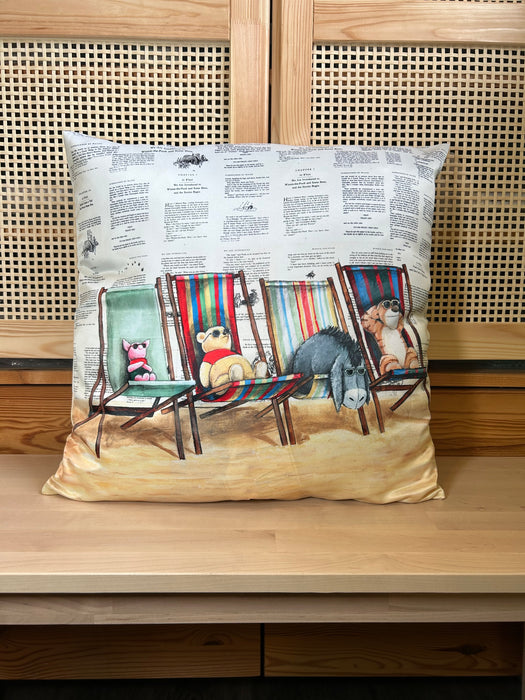 Pillow Case of Poohs Beach Day