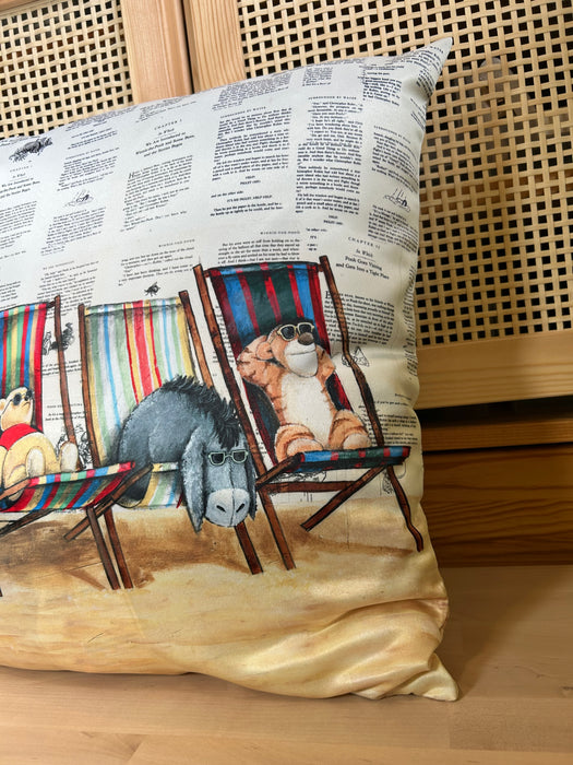 Pillow Case of Poohs Beach Day