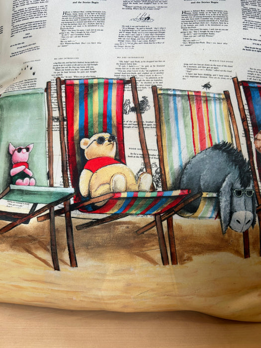 Pillow Case of Poohs Beach Day