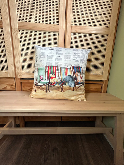 Pillow Case of Poohs Beach Day