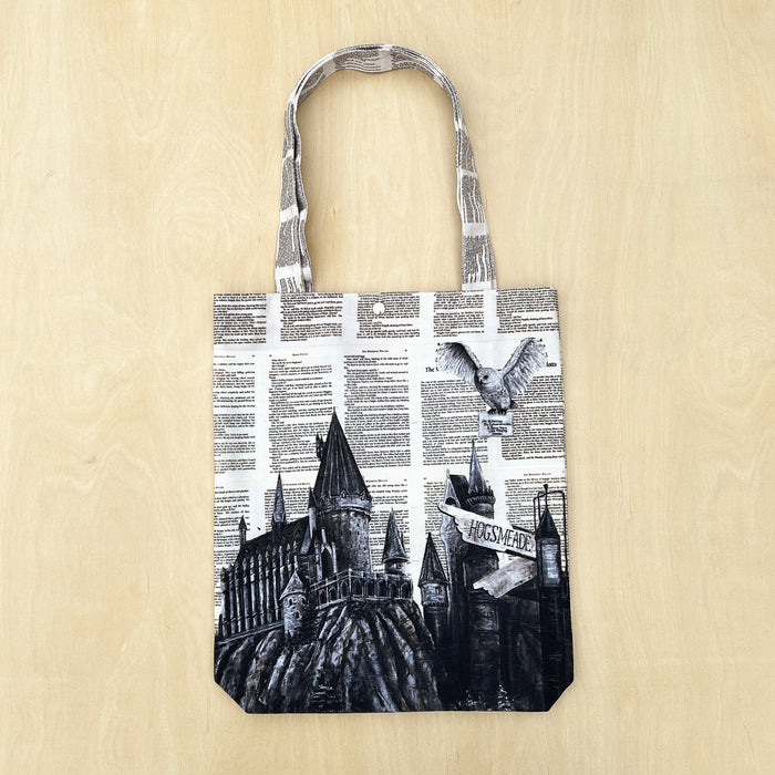 Deluxe Canvas Tote Bag of  Witchcraft and Wizardry