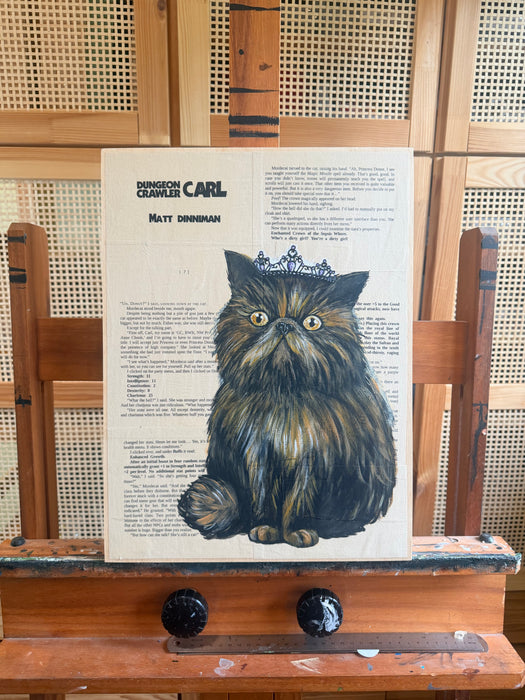 Original Painting of Princess Donut the Queen Anne Chonk