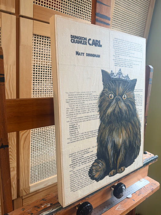 Original Painting of Princess Donut the Queen Anne Chonk