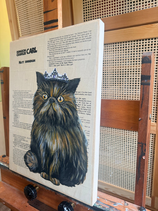 Original Painting of Princess Donut the Queen Anne Chonk