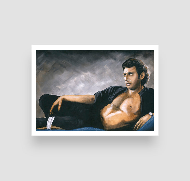 5" x 7" Paper Print of Ian Malcolm