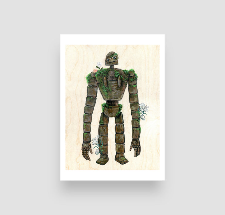 5" x 7" Paper Print of a Robot Protector
