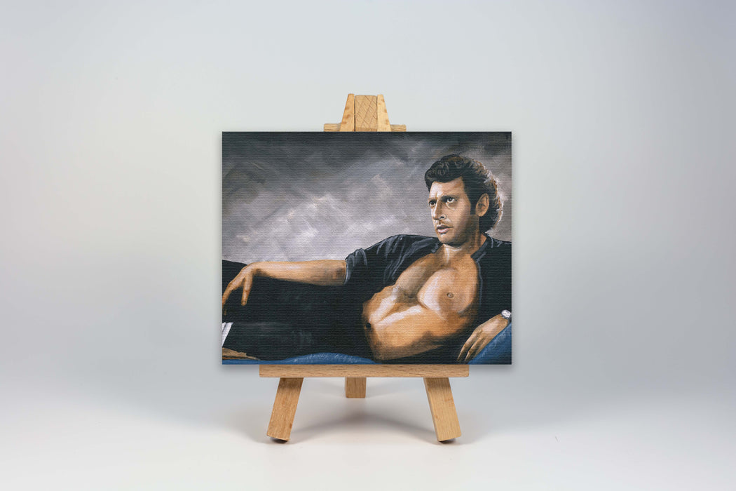 Mini Canvas Print of Ian Malcom