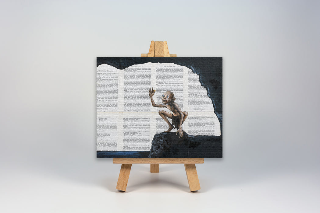 Mini Canvas Print of Riddles in the Dark