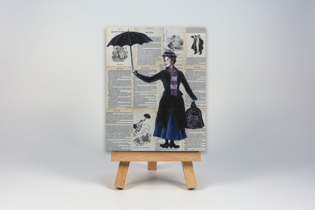 Mini Canvas Print of Practically Perfect