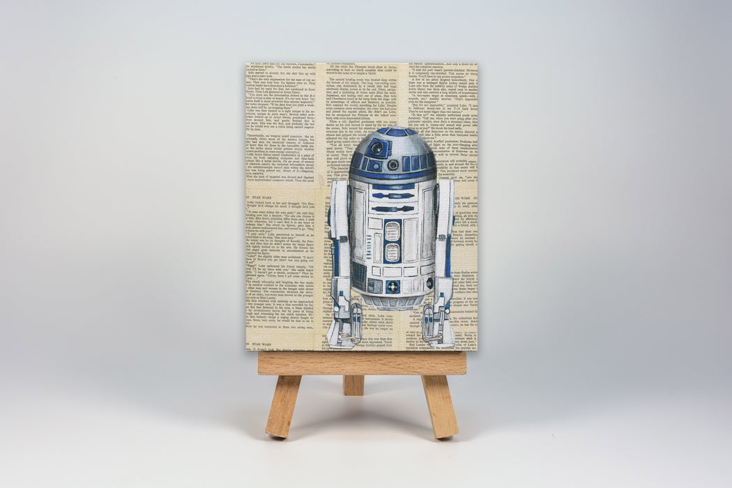 Mini Canvas Print of R2-D2