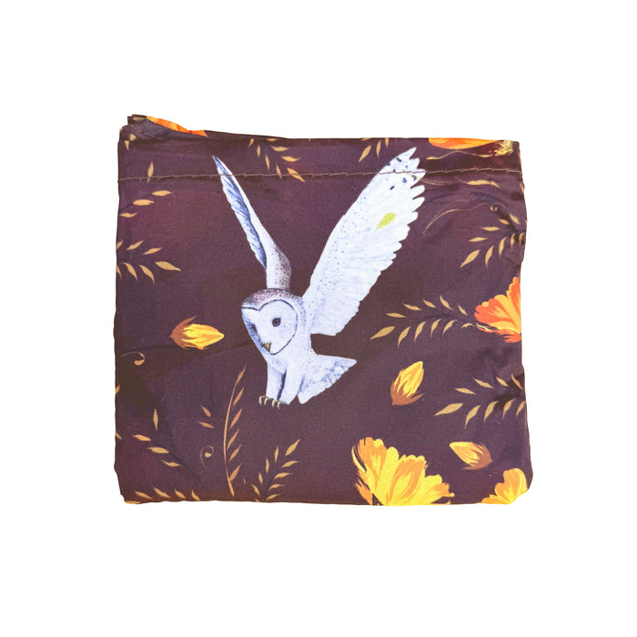 Folding Tote Bag of Owls