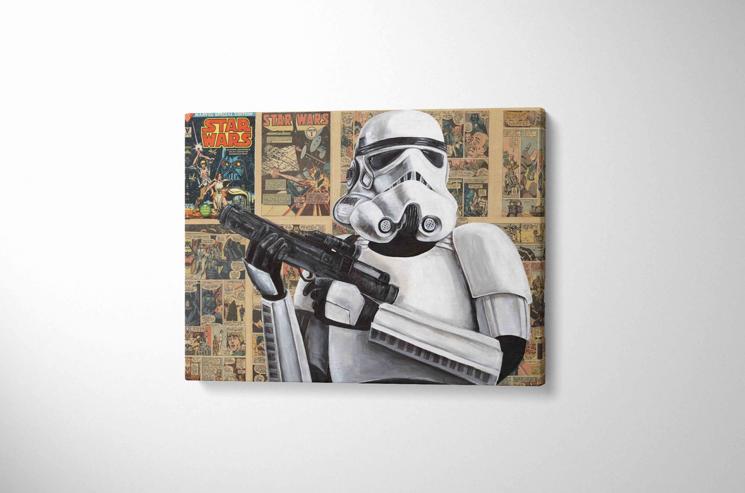 Canvas Print of a Trooper