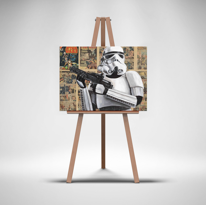 Canvas Print of a Trooper