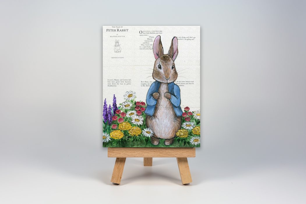 Mini Canvas Print of Peter Rabbit