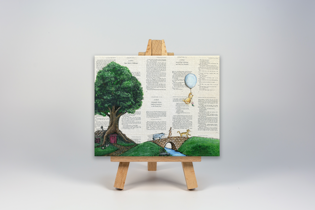 Mini Canvas Print of Hundred Acre Woods