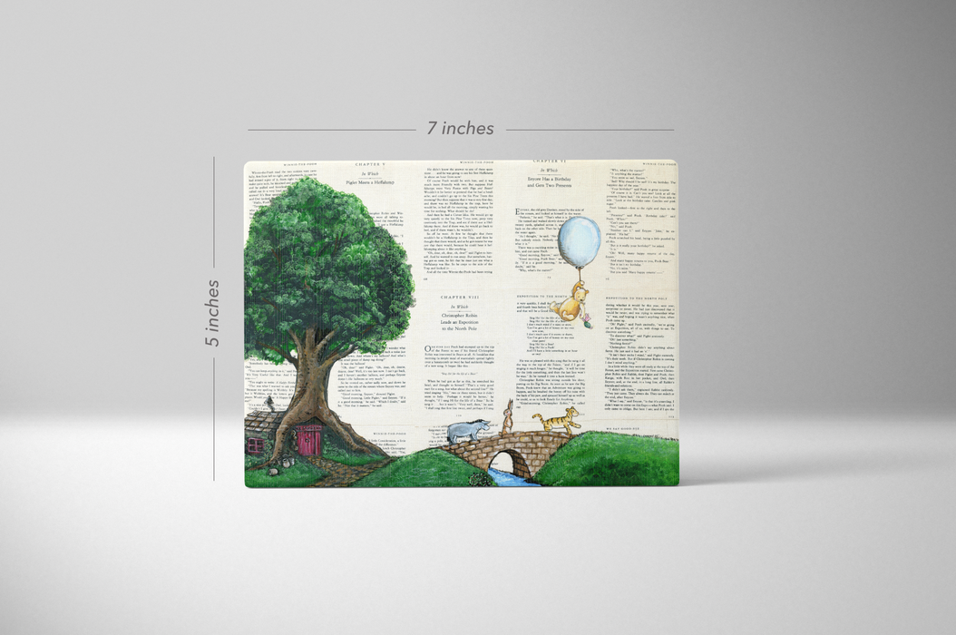 Mini Canvas Print of Hundred Acre Woods