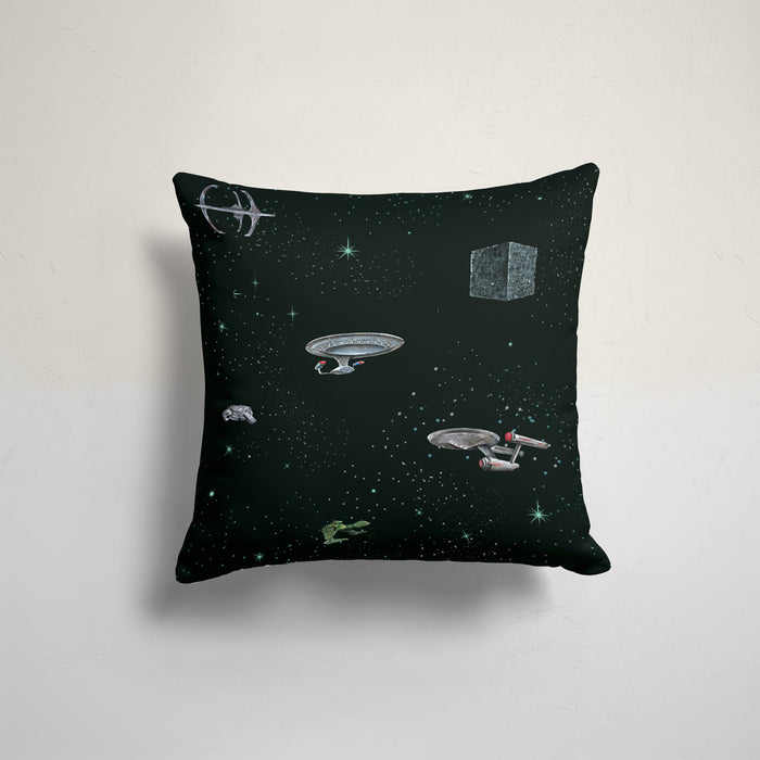 Pillow Case of Star Trekking Ships