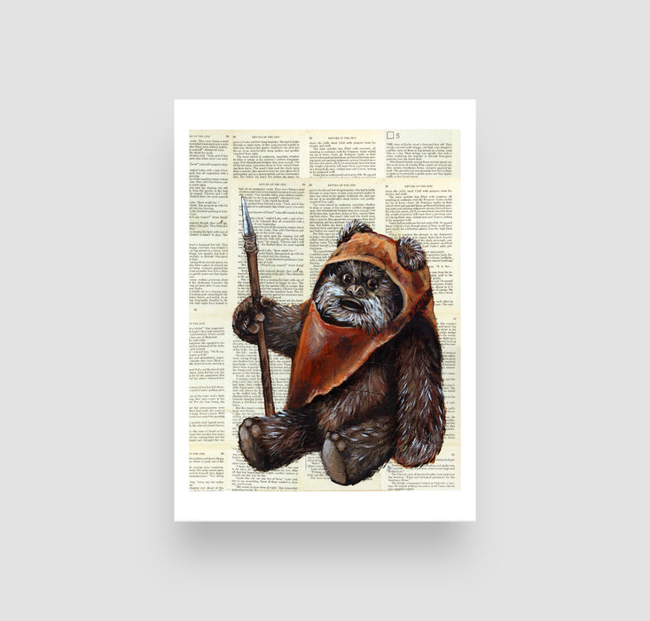 5" x 7" Paper Print of Wicket