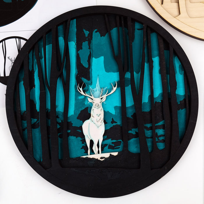 Patronus Painted Wall Art *DISPLAY Painted by Kay