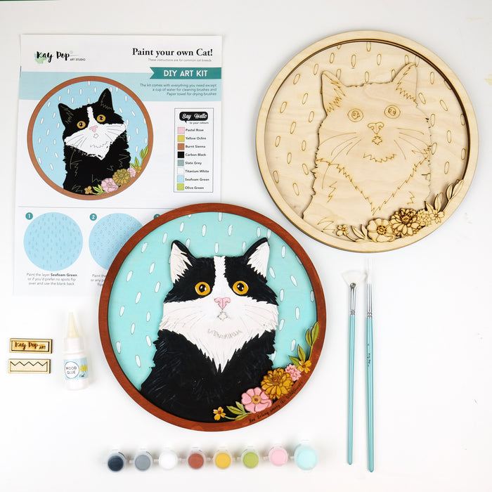Paint your Cat Art Kit