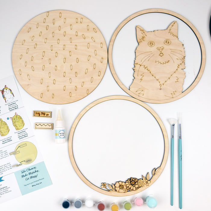 Paint your Cat Art Kit
