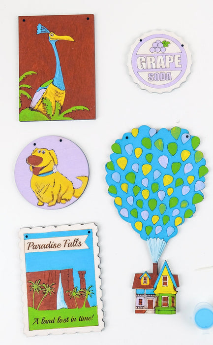 Paradise Falls Painted Ornaments *DISPLAY Painted by Kay