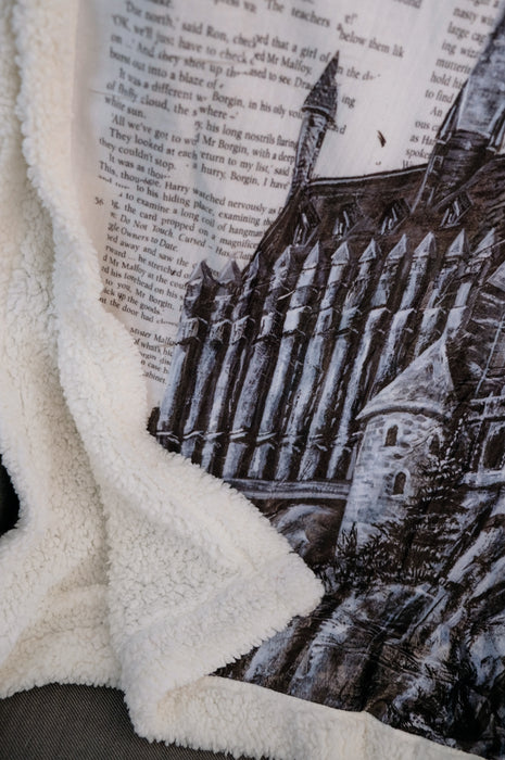 Witchcraft & Wizardry Large Sherpa Blanket