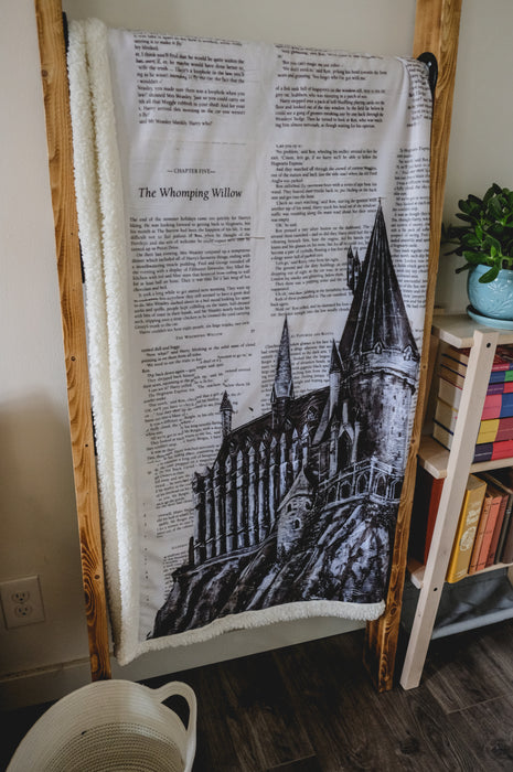 Witchcraft & Wizardry Large Sherpa Blanket