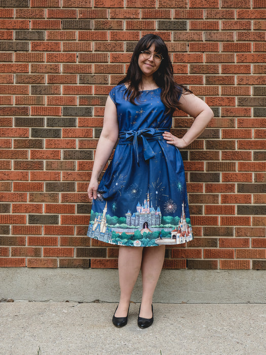 Happily Ever After Tie Wrap Dress with Pockets