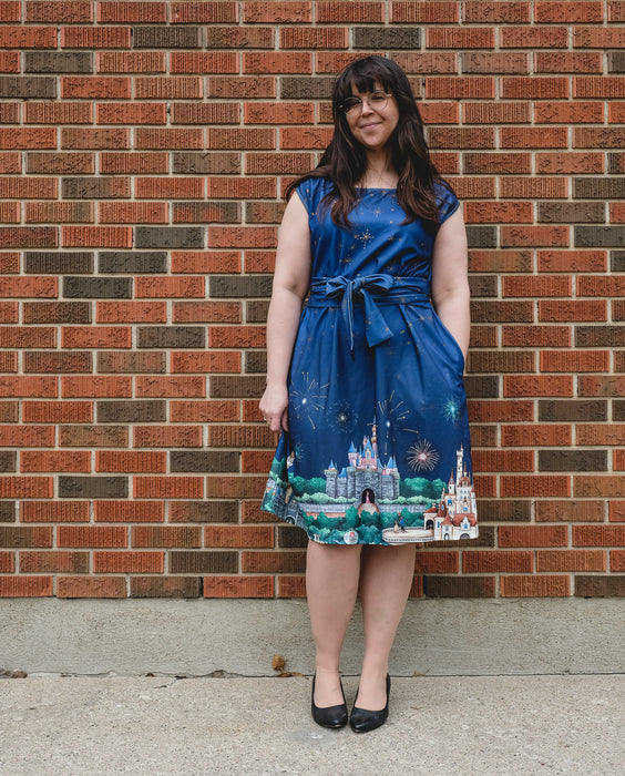 Happily Ever After Tie Wrap Dress with Pockets