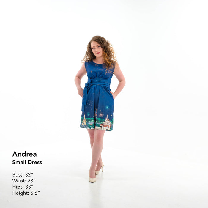 Happily Ever After Tie Wrap Dress with Pockets