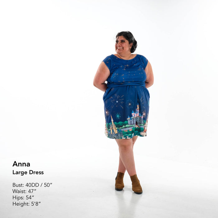 Happily Ever After Tie Wrap Dress with Pockets
