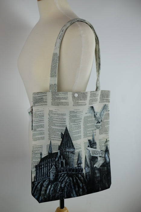 Deluxe Canvas Tote Bag of  Witchcraft and Wizardry