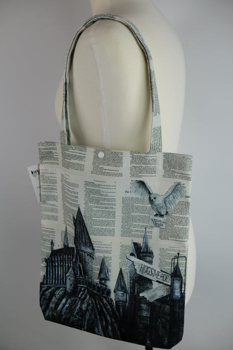 Deluxe Canvas Tote Bag of  Witchcraft and Wizardry